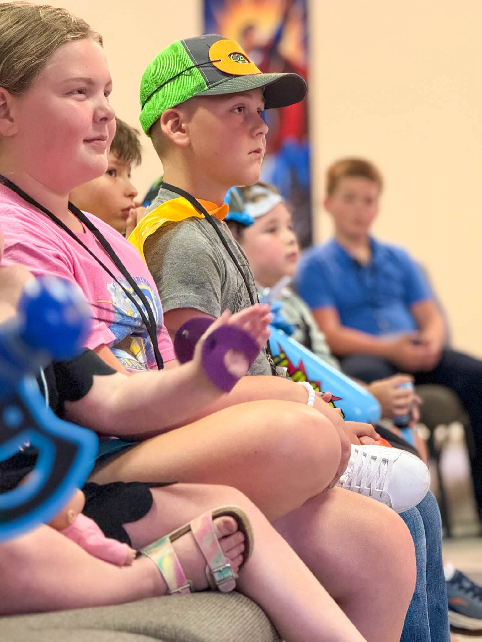 Children listening during Fieldstone Kids